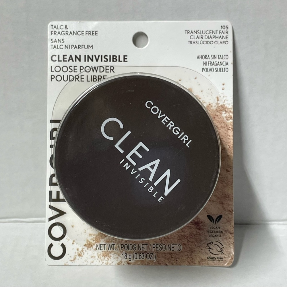 🌸$4🌸 Covergirl Clean Invisible Loose Powder translucent fair 105